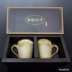 PK-300U-2（8.5x10.6）300ml陶釉藝術個性對杯